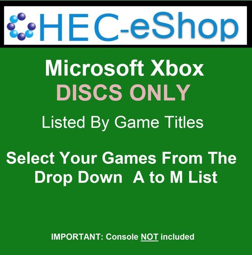 Microsoft xbox discs - microsoft,